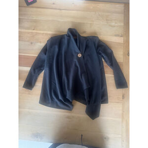 Kid’s HARPER CANYON Black Cardigan cape